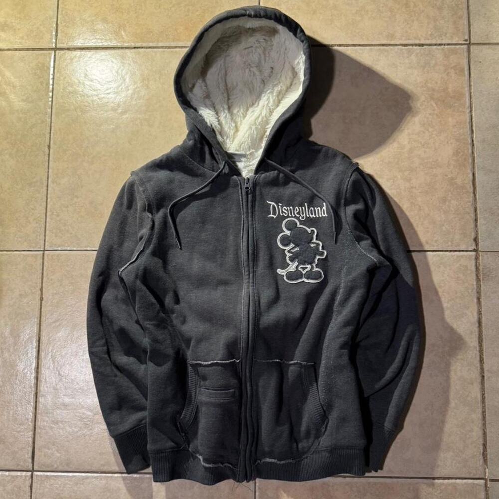 Y2k vintage fur disneyland dark gray Size M In Womens